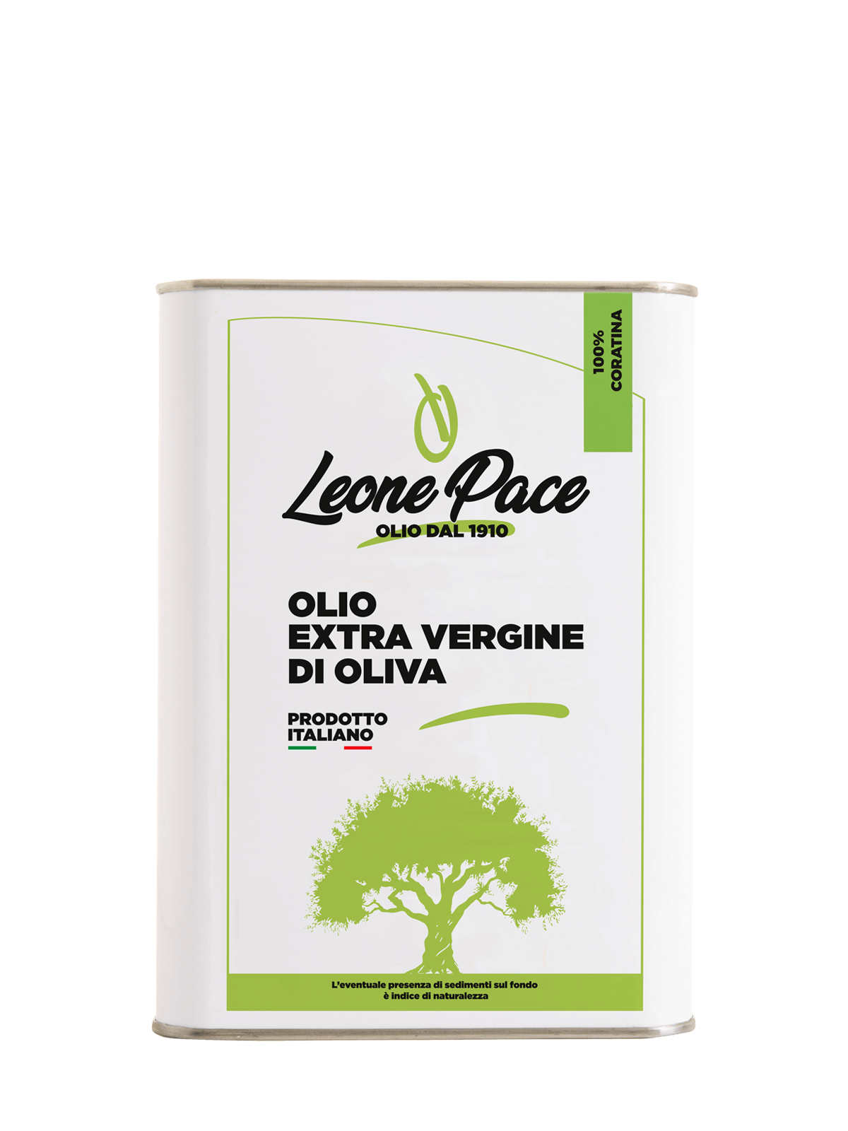 Olio EVO Monovarietale Coratina 100% ITALIANO, Latta 3L