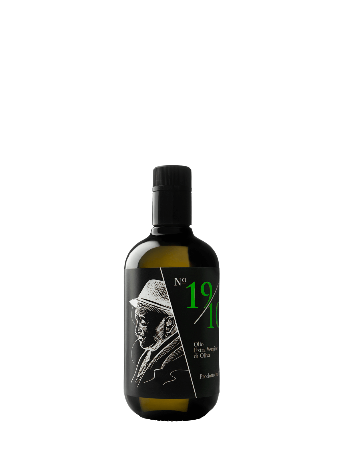 Olio Extravergine di Oliva N° 1910 100% ITALIANO - Prodotto a freddo - Bottiglia vetro 0,5L - Frantoio Leone Pace