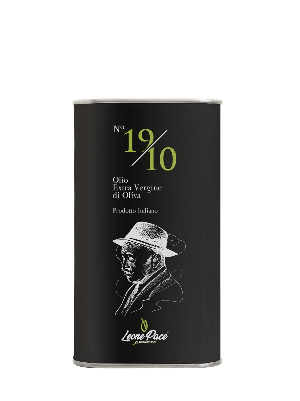 Olio Extravergine di Oliva 100% ITALIANO - Prodotto a freddo - 10 x Latta da 1 litro - Frantoio Leone Pace